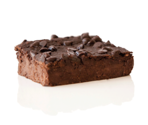 Double Chocolate Brownie- made of healthy ingredients. Delicious healthy dessert.