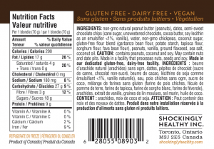 Healthy Ingredients in our amazing Blondie.